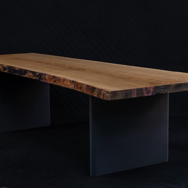 Table basse en chêne massif - Live Edge